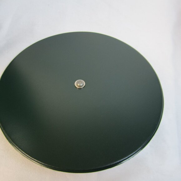 Vintage Hunter Green Ice Bucket with Handle & Brass Duck - Used - Picture 9 of 12